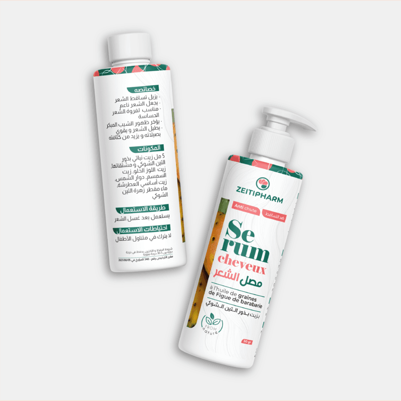 Packaging Zeitipharm Serum Cheveux