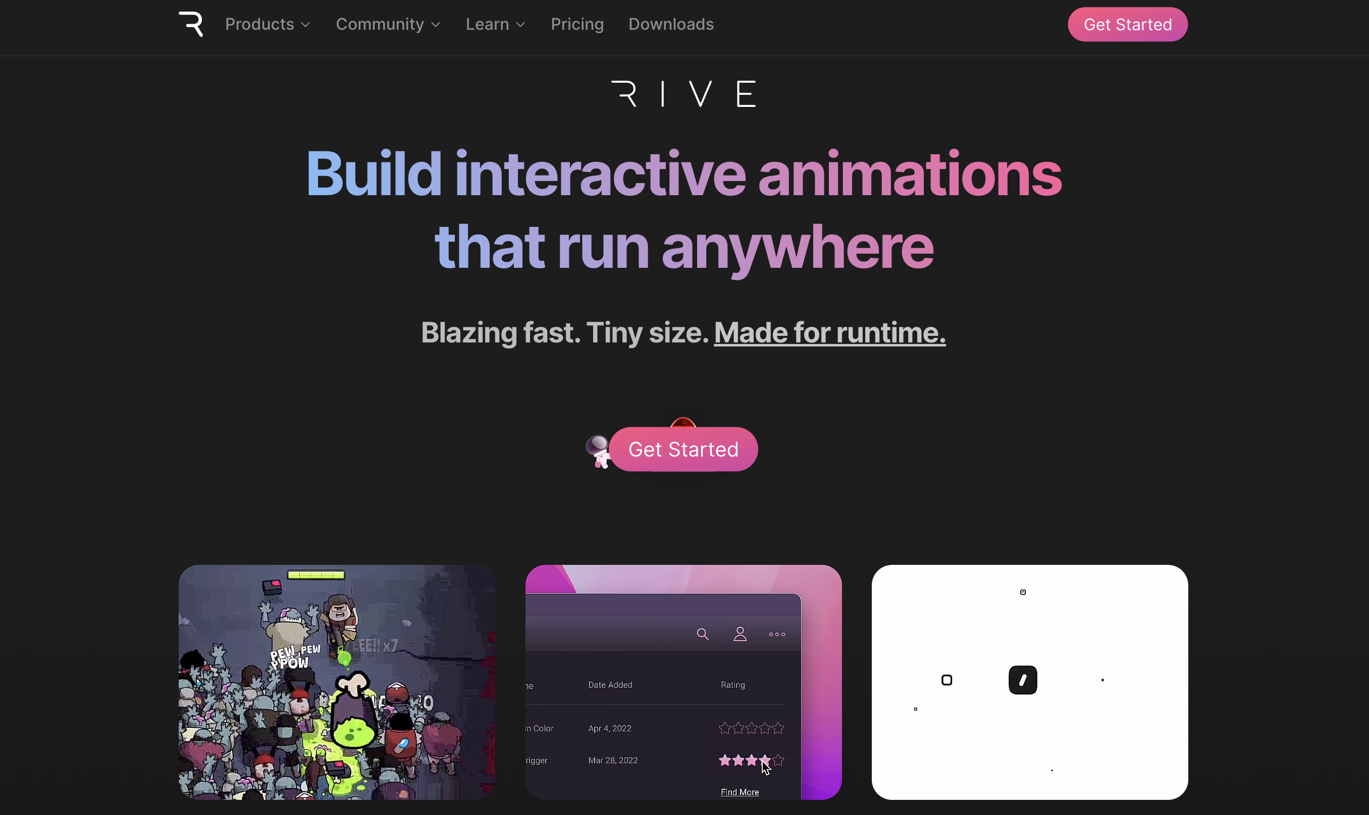 Rive editor